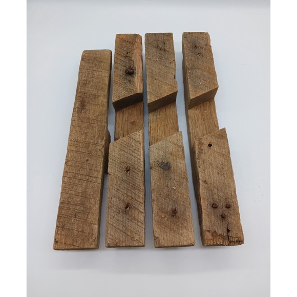 Antique Reclaimed Oak Handmade Barn Door Wooden Hardware Latch Closure Rustic - Picture 6 of 16